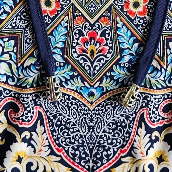 Westport 1962 Boho Festival Artsy Hippie Fairy Whimsical Sheath Dress - Picture 16 of 16